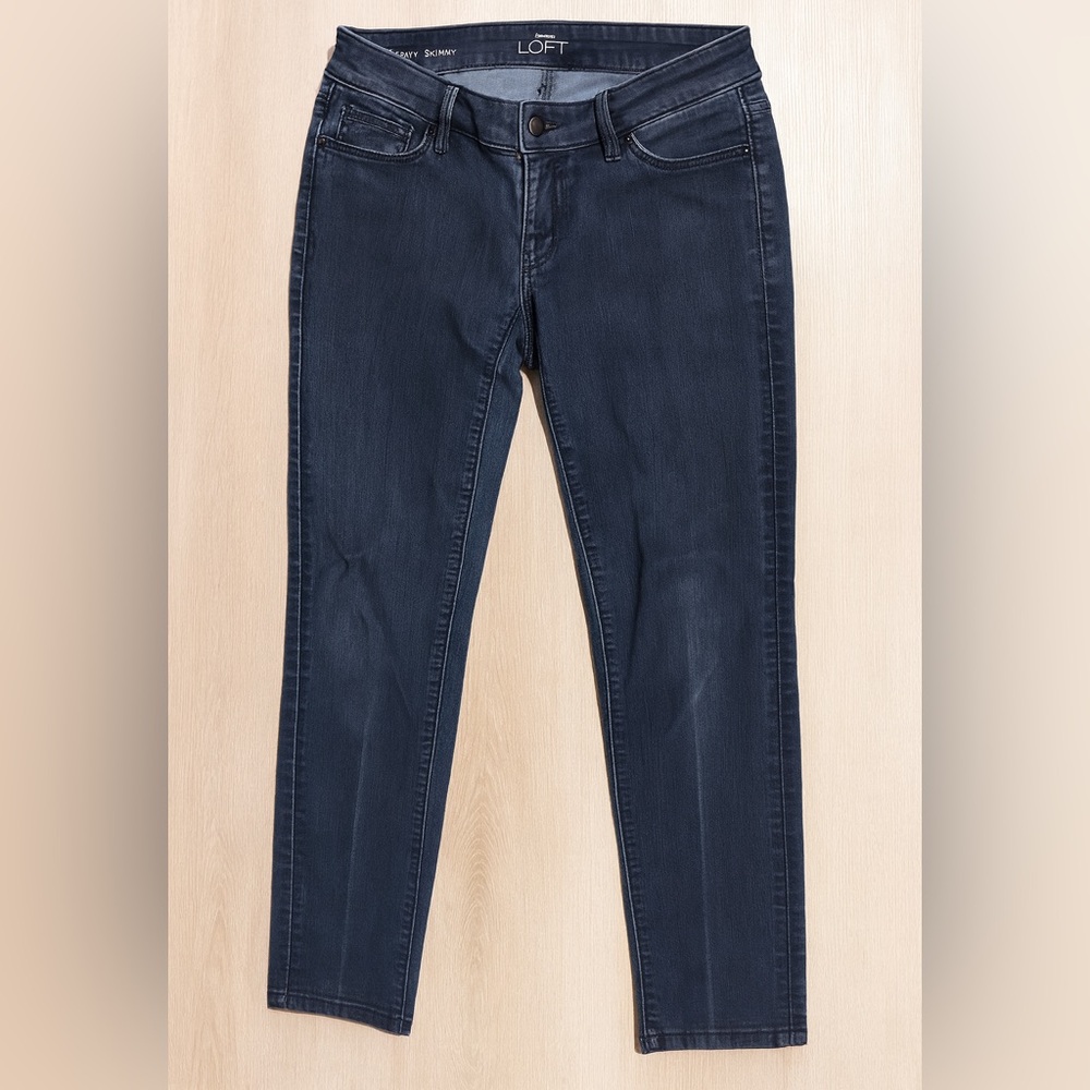 Ann Taylor LOFT Curvy Skinny Jeans – Size 26/2P Dark Wash